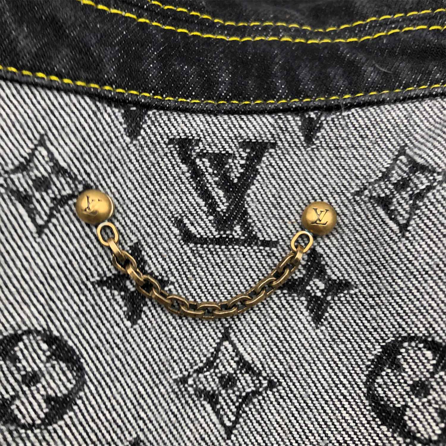 Louis Vuitton x Nigo 2022 Monogram Crazy Denim Jacket - Black Outerwear,  Clothing - LVNOU20261