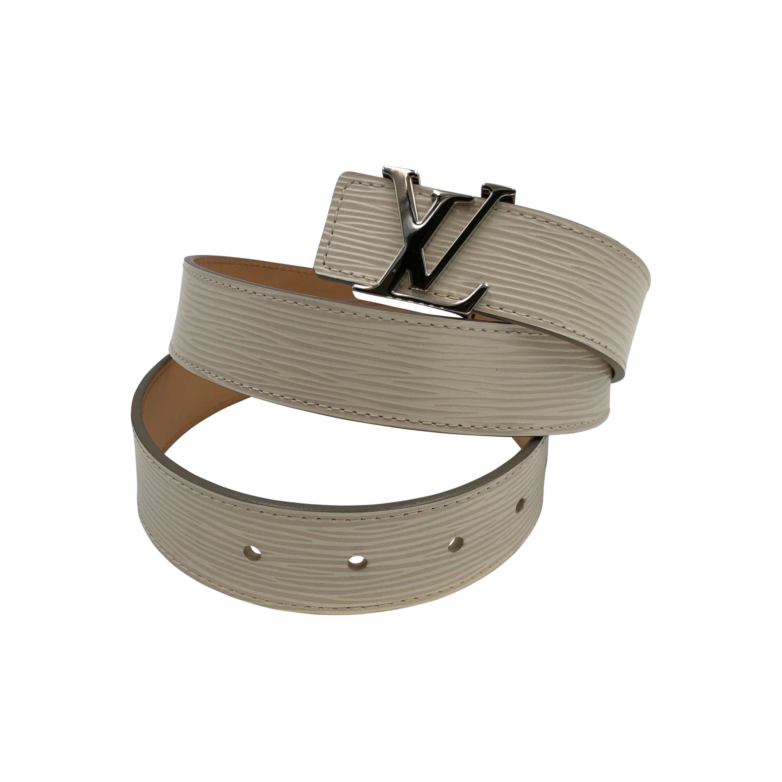 Cream Louis Vuitton Belt - For Sale on 1stDibs  cream lv belt, louis  vuitton cream belt, lv belt cream