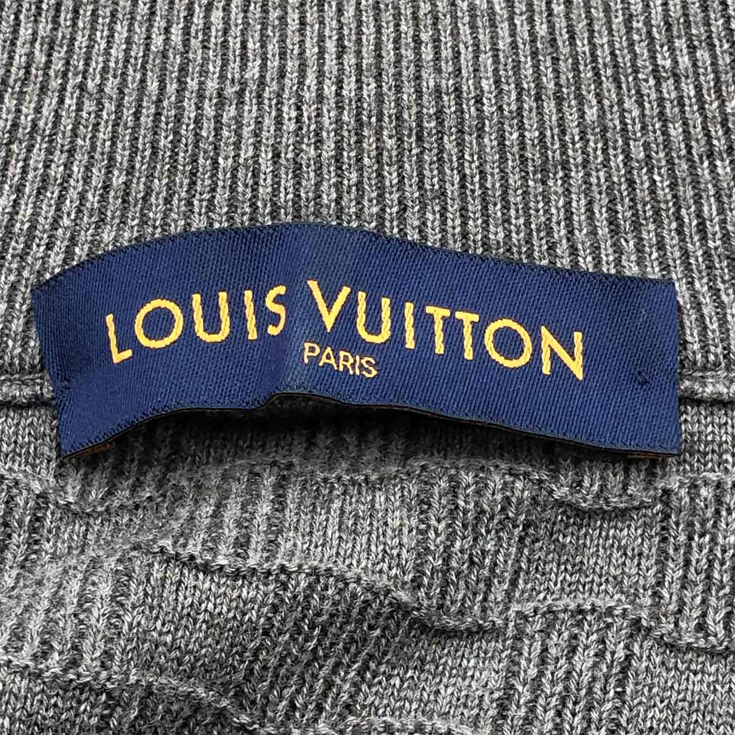 Louis Vuitton Pullover/Strickjacke 38 Grau Baumwolle ref.783379 - Joli  Closet