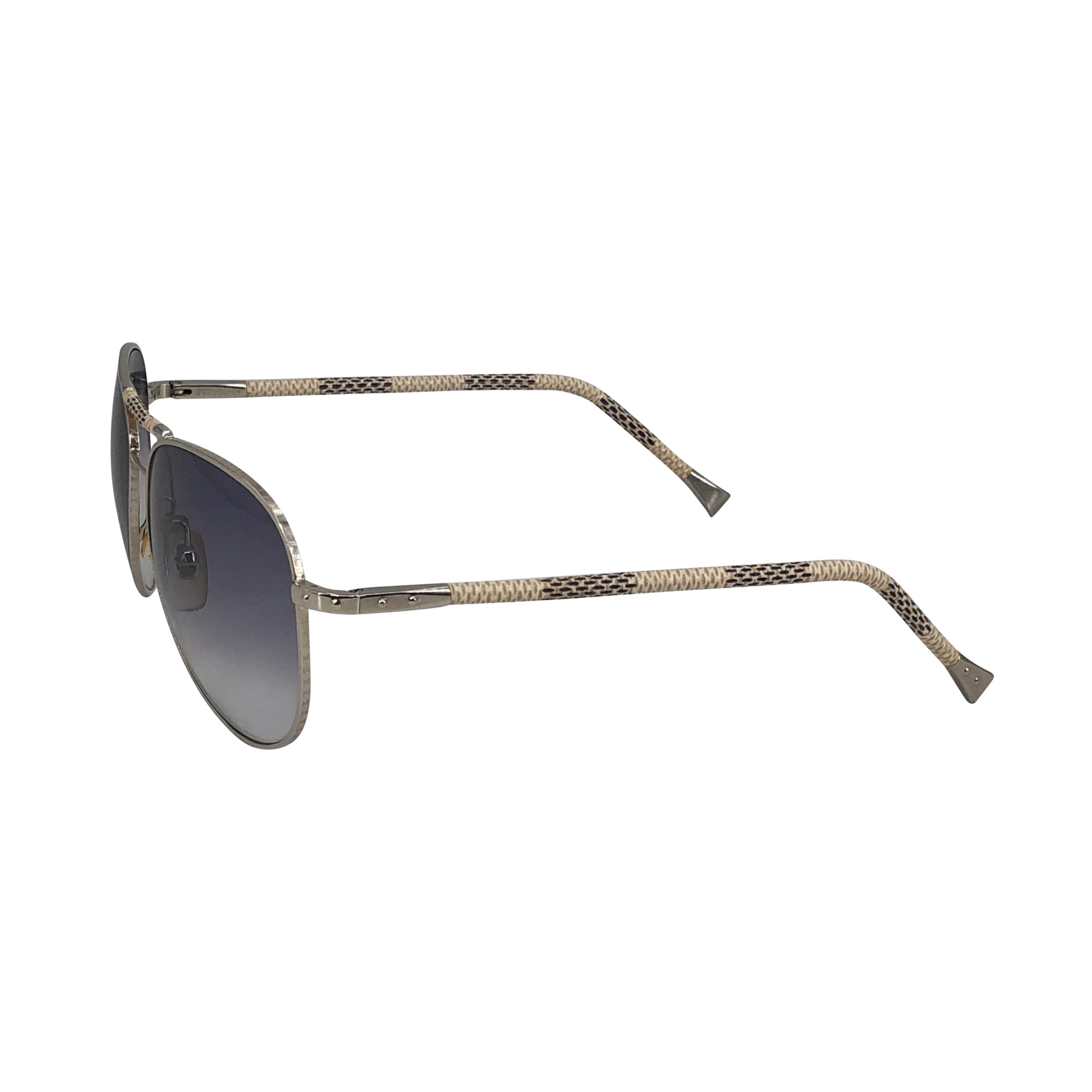 Louis Vuitton, Accessories, Louis Vuitton Damier Azur Womens Aviator  Sunglasses