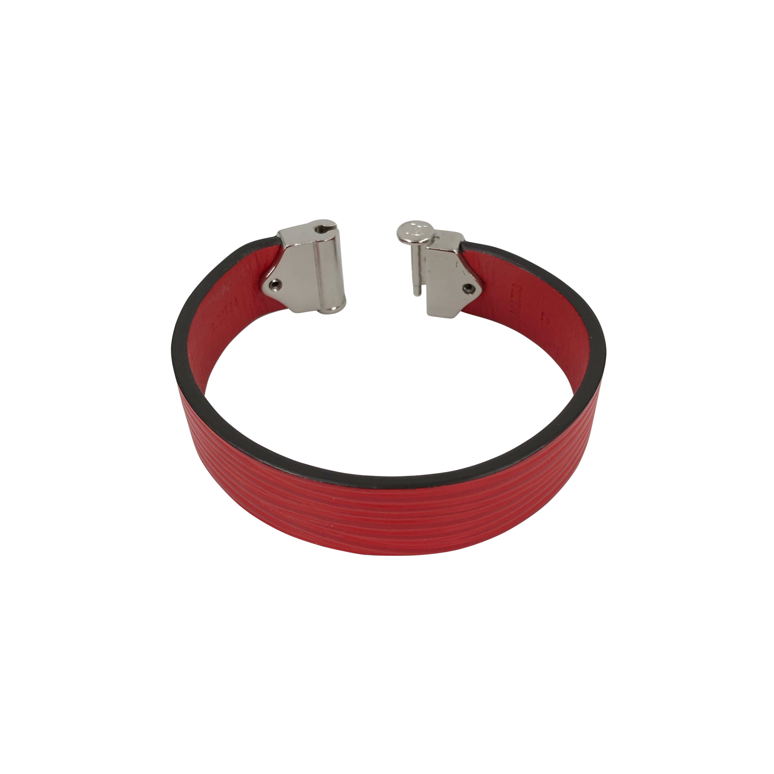 Louis Vuitton Blooming bracelet new Red Leather ref.228024 - Joli Closet