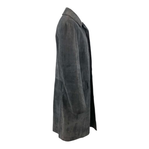 Exté coat in grey leather - Image 3