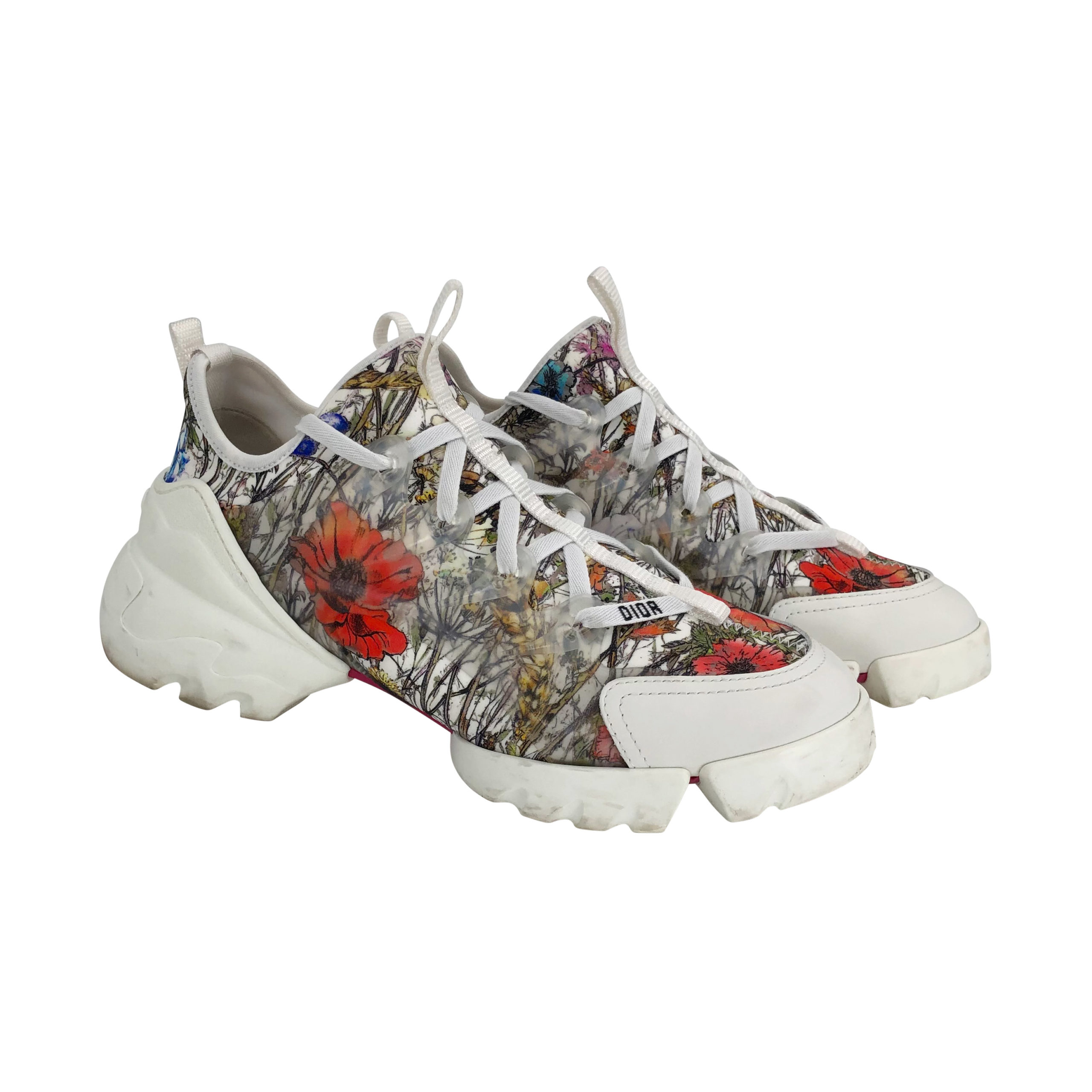 Dior DConnect baskets in flower print with white soles  DOWNTOWN UPTOWN  Genève