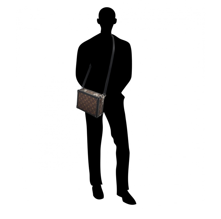 Louis Vuitton Clutch Box Black Cloth ref.873951 - Joli Closet
