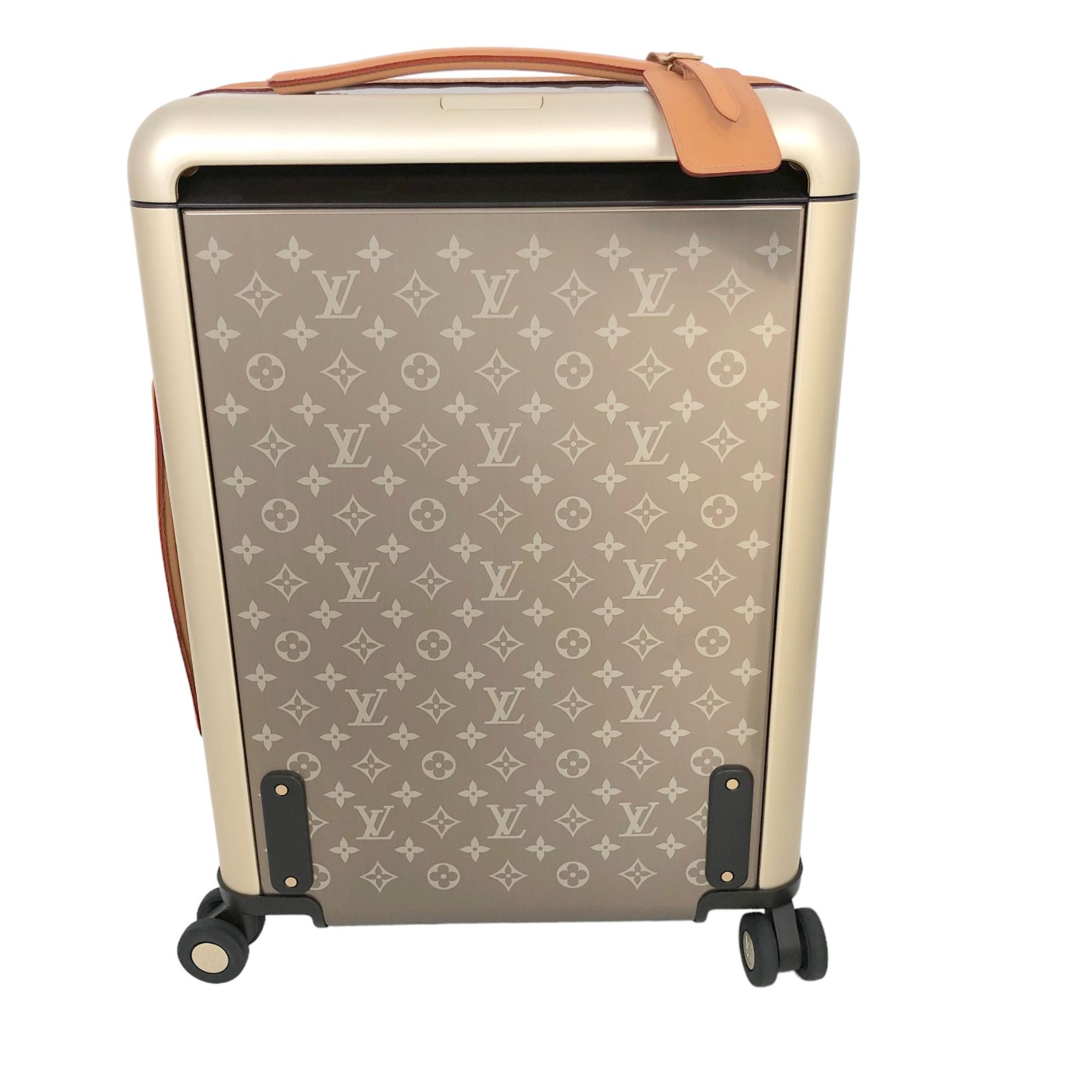 Louis Vuitton Titanium Horizon 55 trolley suitcase in monogram engraved  metal - DOWNTOWN UPTOWN Genève