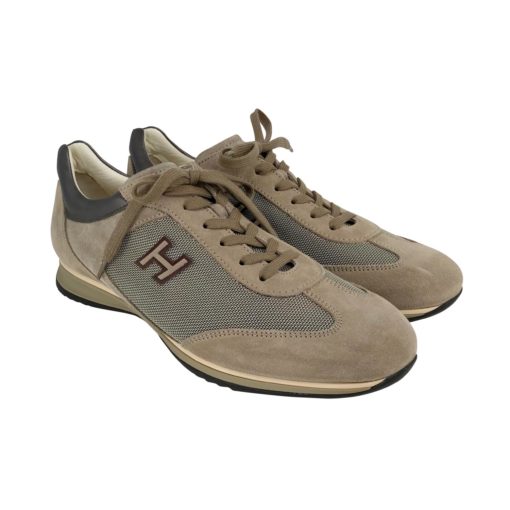 Hogan sneakers in beige mesh