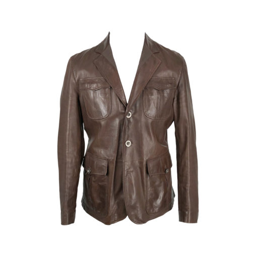 Gucci jacket in brown leather