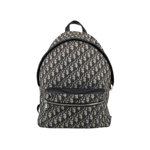 Dior Rider backpack in blue monogram canvas