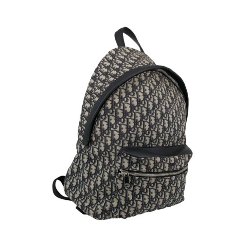 Dior Rider backpack in blue monogram canvas - Image 3