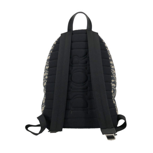 Dior Rider backpack in blue monogram canvas - Image 4