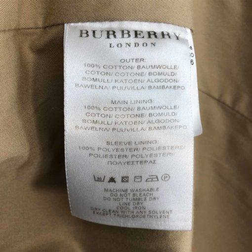 Burberry parka in beige cotton - Image 4