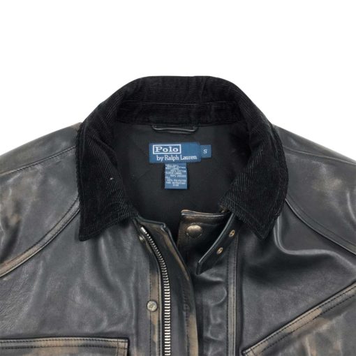 Ralph Lauren jacket in brown vintage patina leather - Image 5