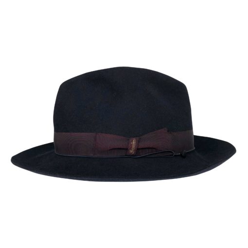 Borsalino hat in blue felt S62 - Image 2