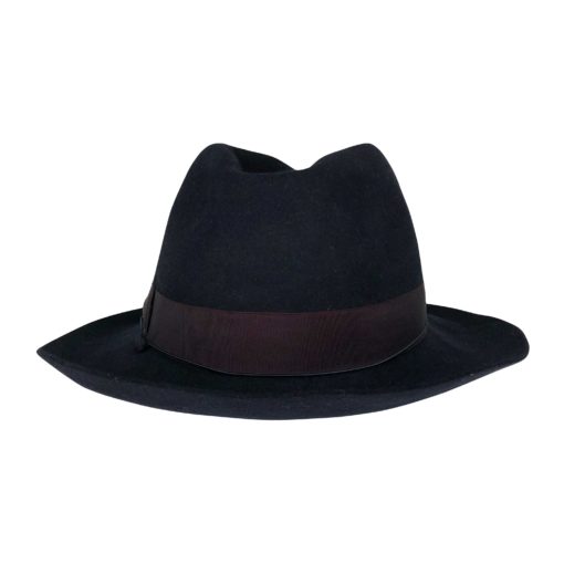 Borsalino hat in blue felt S62 - Image 3