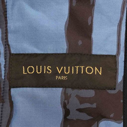 Louis Vuitton jacket in blue and purple nylon with print - Image 4