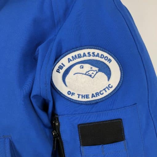 Canada Goose jacket in blue padded nylon - Image 4