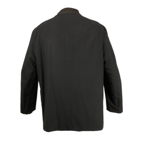 Hermès reversible parka in black cashmere and grey nylon - Image 3