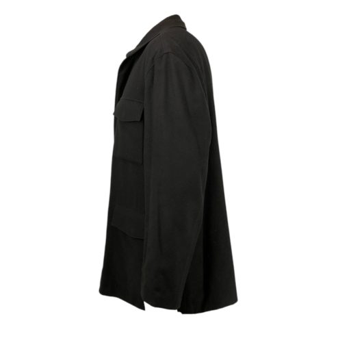 Hermès reversible parka in black cashmere and grey nylon - Image 4